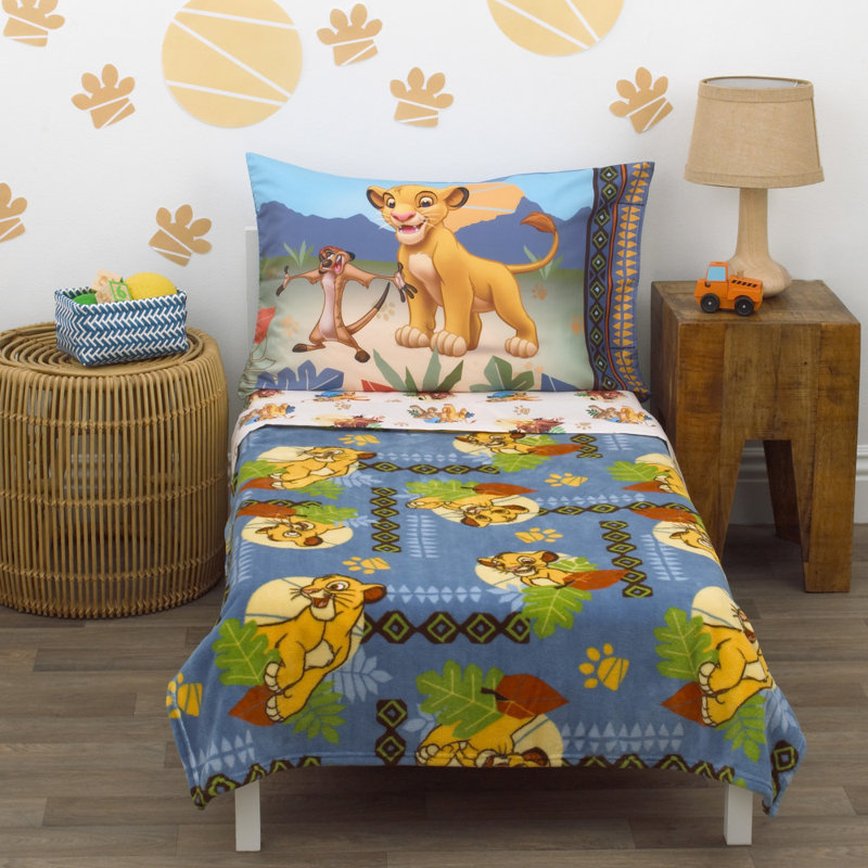 Disney Lion King Totally Tribal 4 Piece Toddler Bedding Set Wayfair